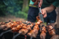 Echte mannen gaan voor een BBQ